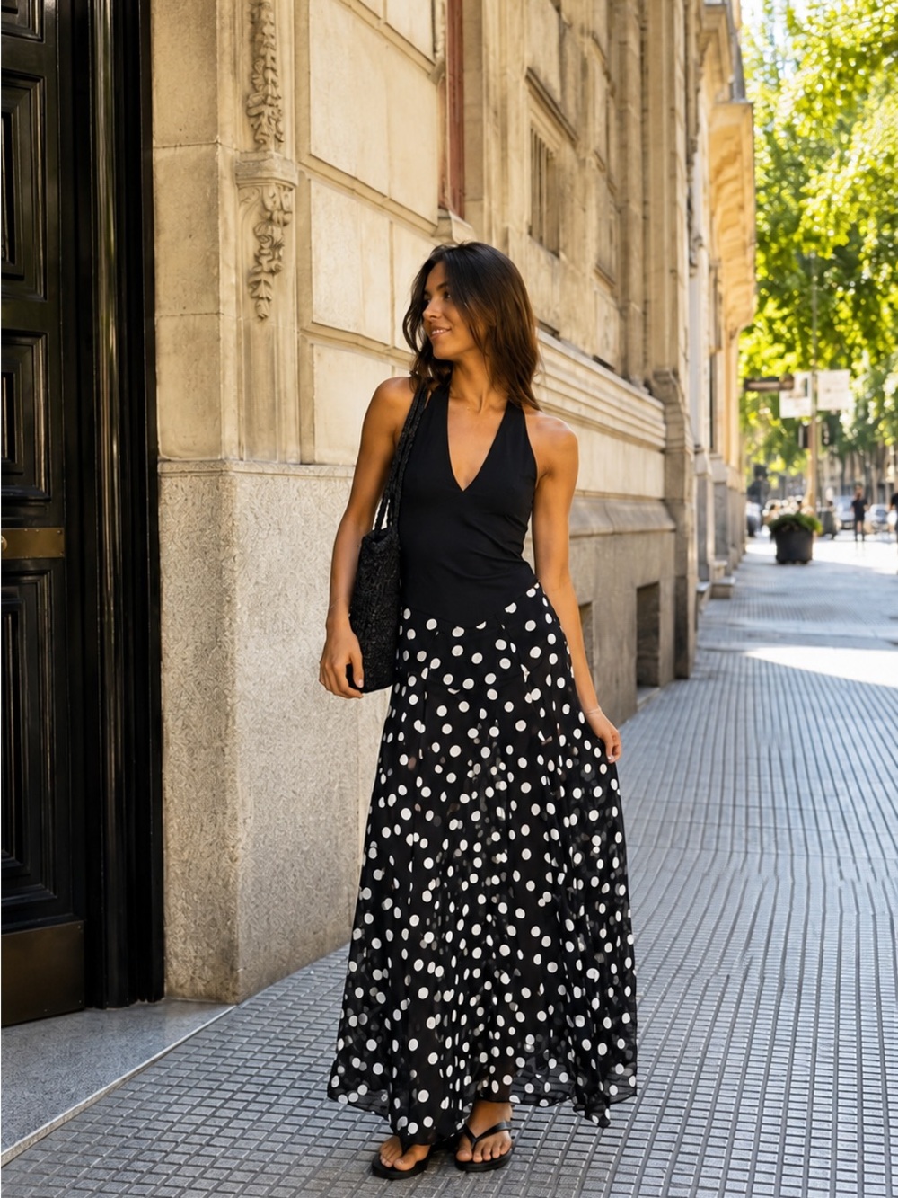 VIRAL ZARA POLKA DOT HALTER VACATION DRESS SIZE S and M 
🚨NO DISCOUNT - Picture 6 of 16